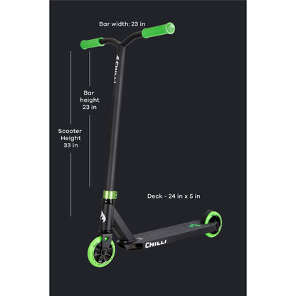 Chilli Base Stunt Scooter - dimensions