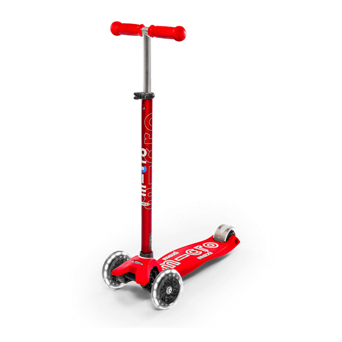 Maxi Deluxe Scooter LED Wheels - Red - From Micro Kickboard