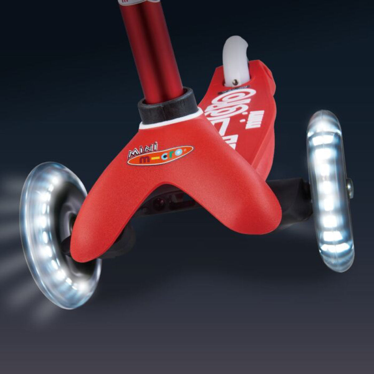 Mini Deluxe Scooter LED Wheels From Micro Kickboard