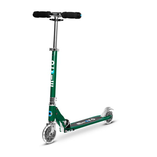 Sprite Scooter with LED Wheels - Forest Green