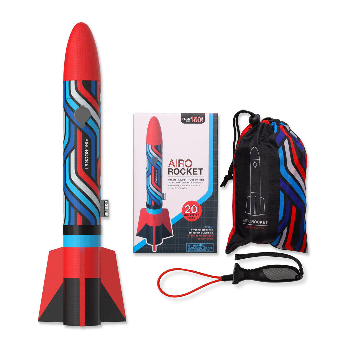 Red Super Fly Airo Rockets from Mighty Fun
