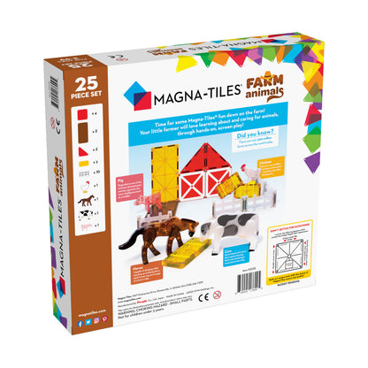 Magna-Tiles Animals - Farm 25 Piece Set