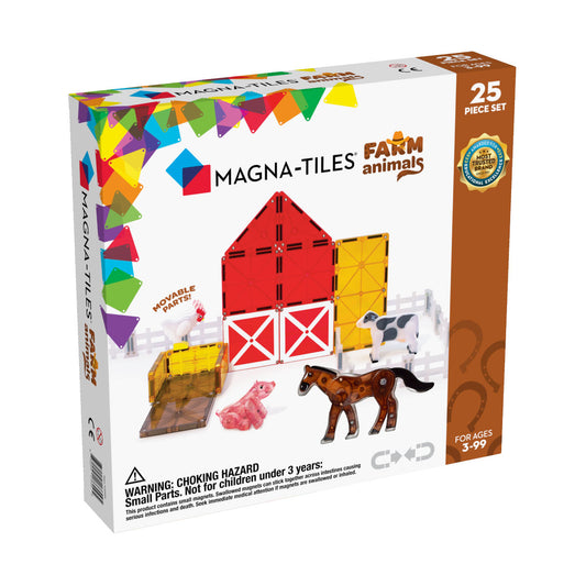 Magna-Tiles Animals - Farm 25 Piece Set