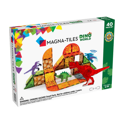 Magna-Tiles Dino World - 40 Piece Set