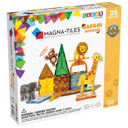 Magna-Tiles Animals - Safari 25 Piece Set