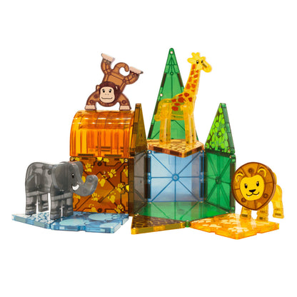 Magna-Tiles Animals - Safari 25 Piece Set