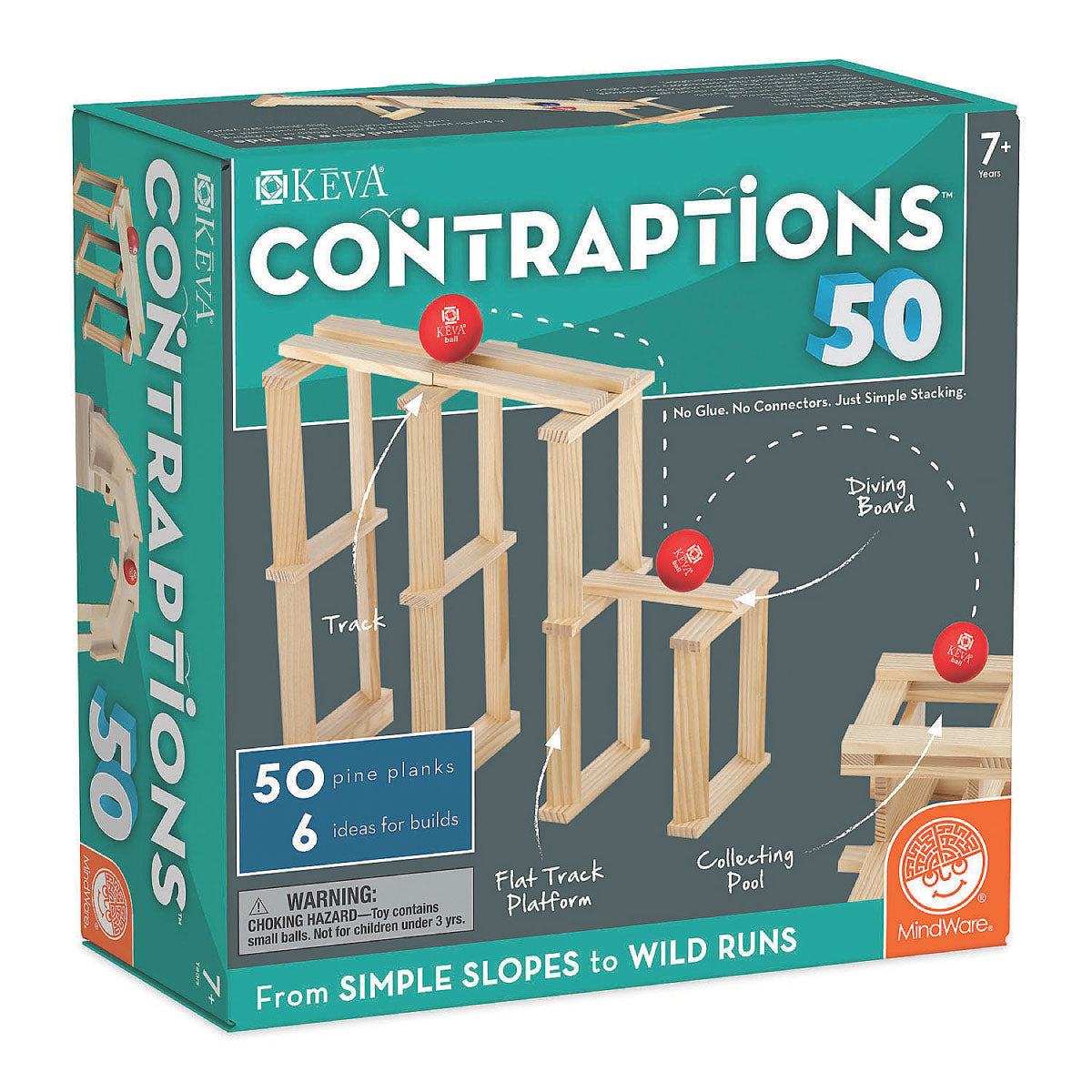 Keva Contraptions 50 pc Set from Mindware