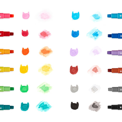 Cat Parade Watercolor Gel Crayons