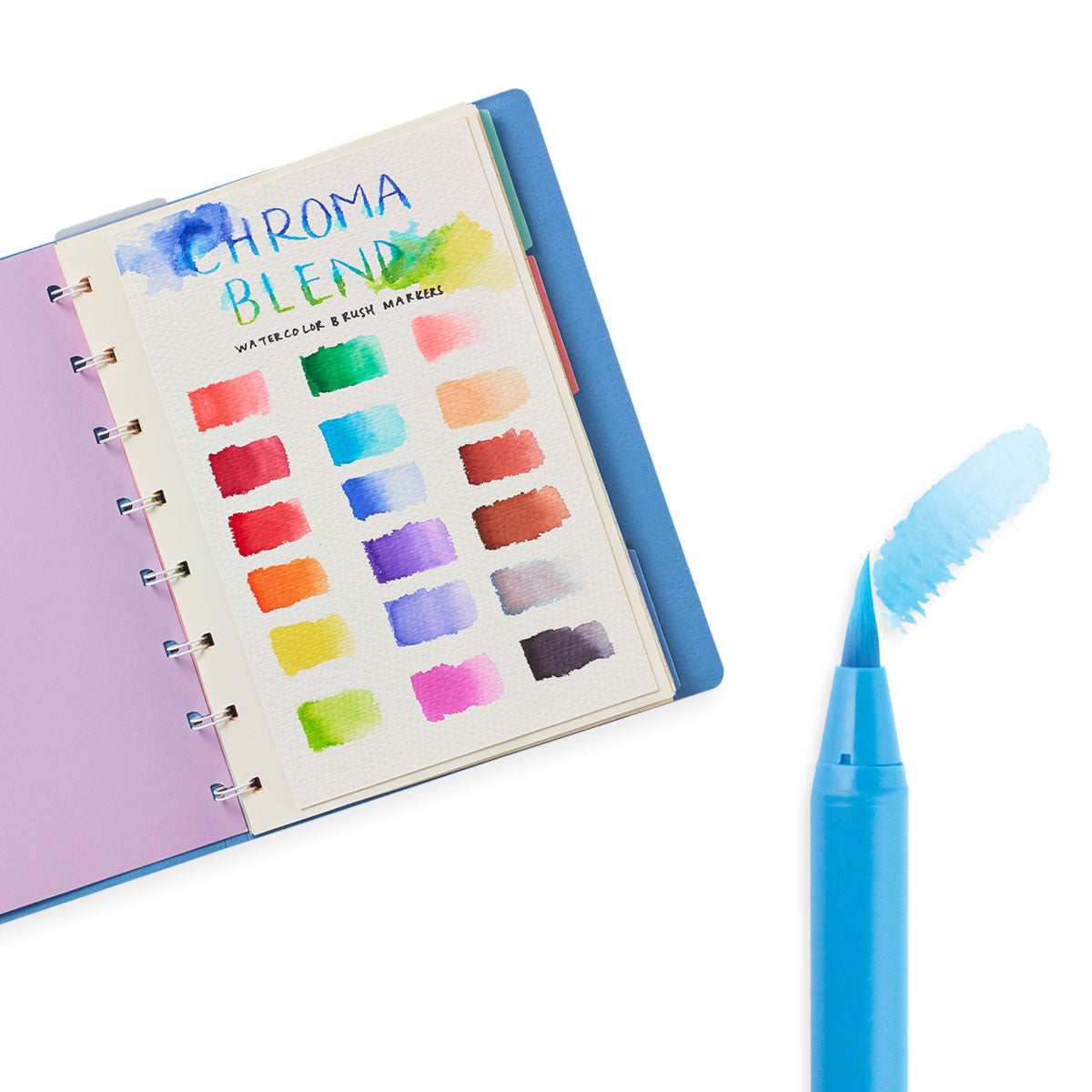 Chroma Blends Watercolor Brush Markers from Ooly