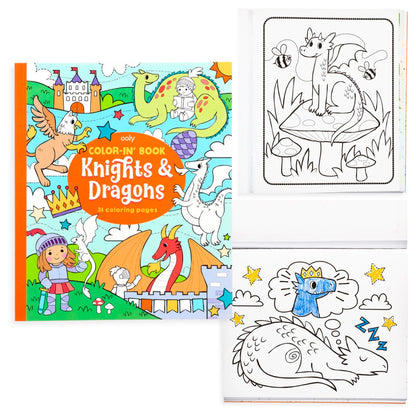Knights & Dragons Color-In' Book from Ooly
