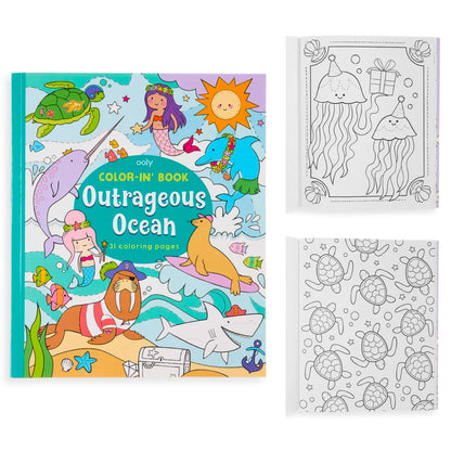 Outrageous Ocean Color-In' Book from Ooly