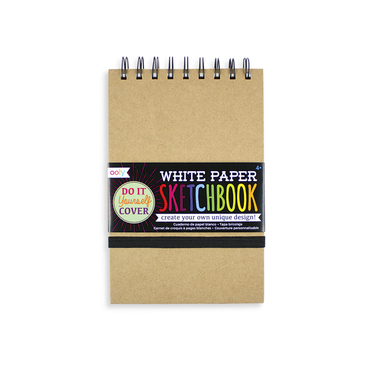 DIY Cover Sketchbook White Paper from Ooly 5x7