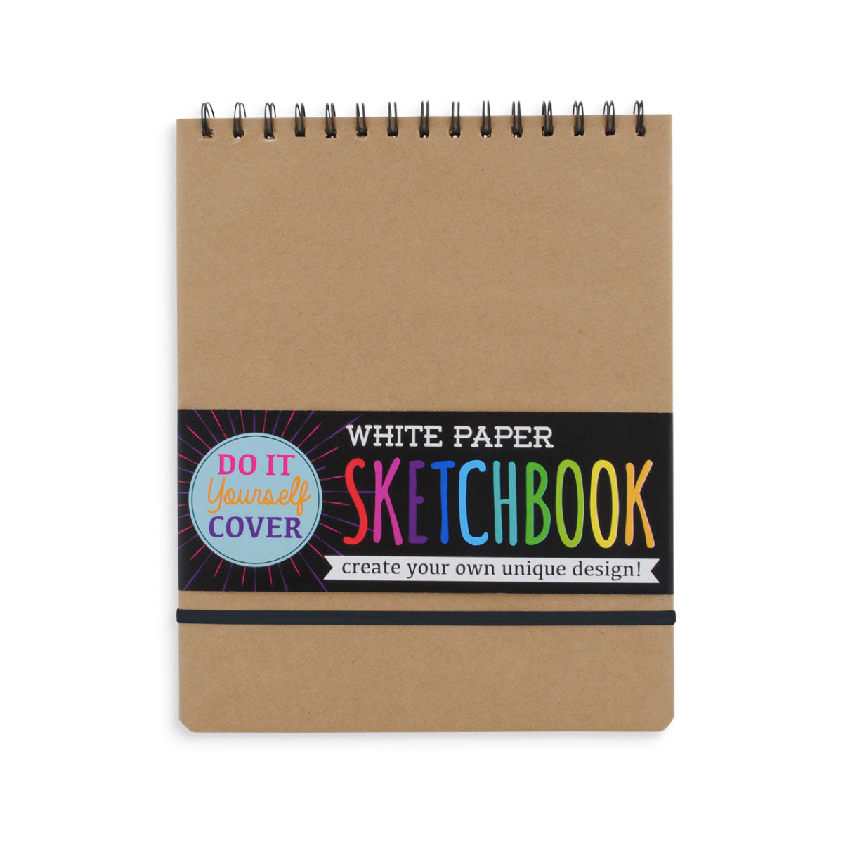 DIY Cover Sketchbook White Paper from Ooly 8x10
