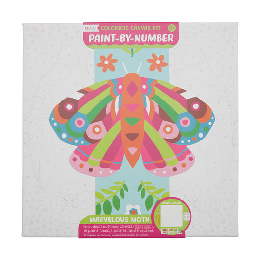 ooly Colorific Canvas Kit - Marvelous Moth