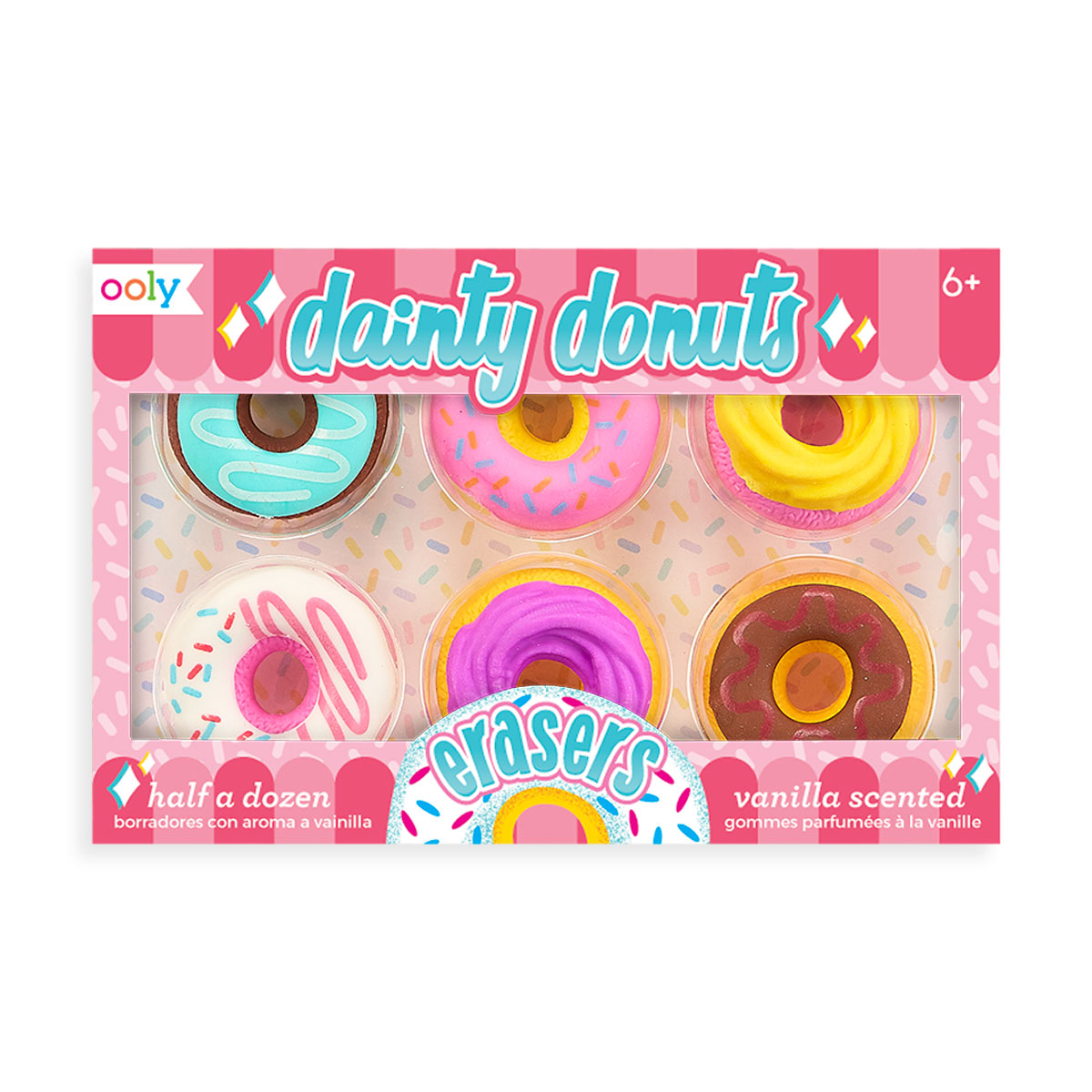 Dainty Donuts Puzzle Eraser Set