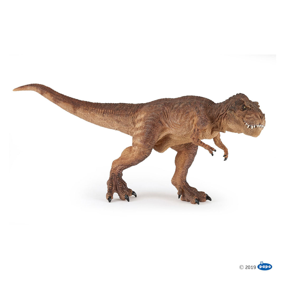Papo Brown Running T-Rex with Articulated Jaw