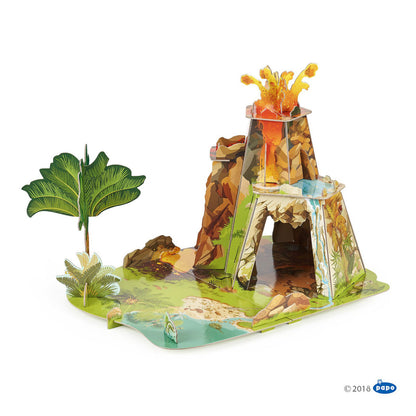 Papo The Land of Dinosaurs Cardboard Landscape
