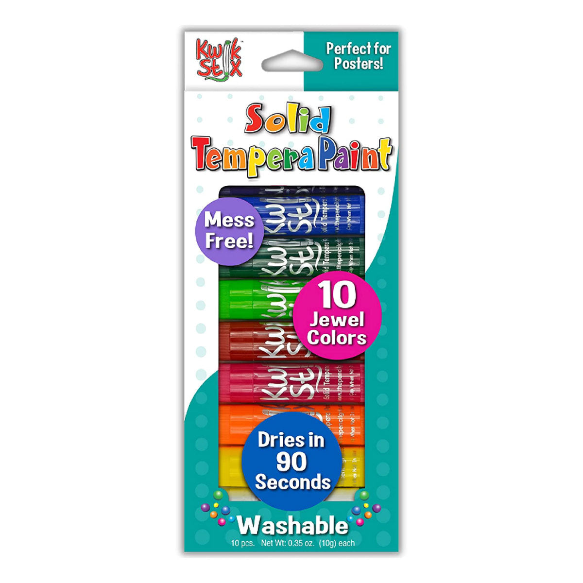 Kwik Stix Jewel Tone Solid Tempera Paints