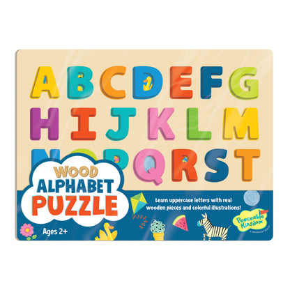 Peaceable Kingdom Wood Alphabet Puzzle
