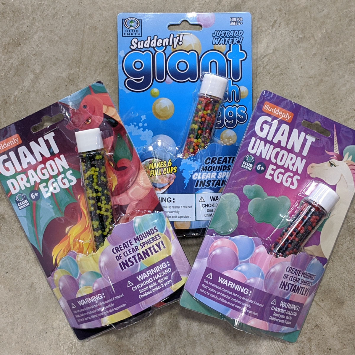 Suddenly Giant Eggs - Just Add Water! From Play Vision