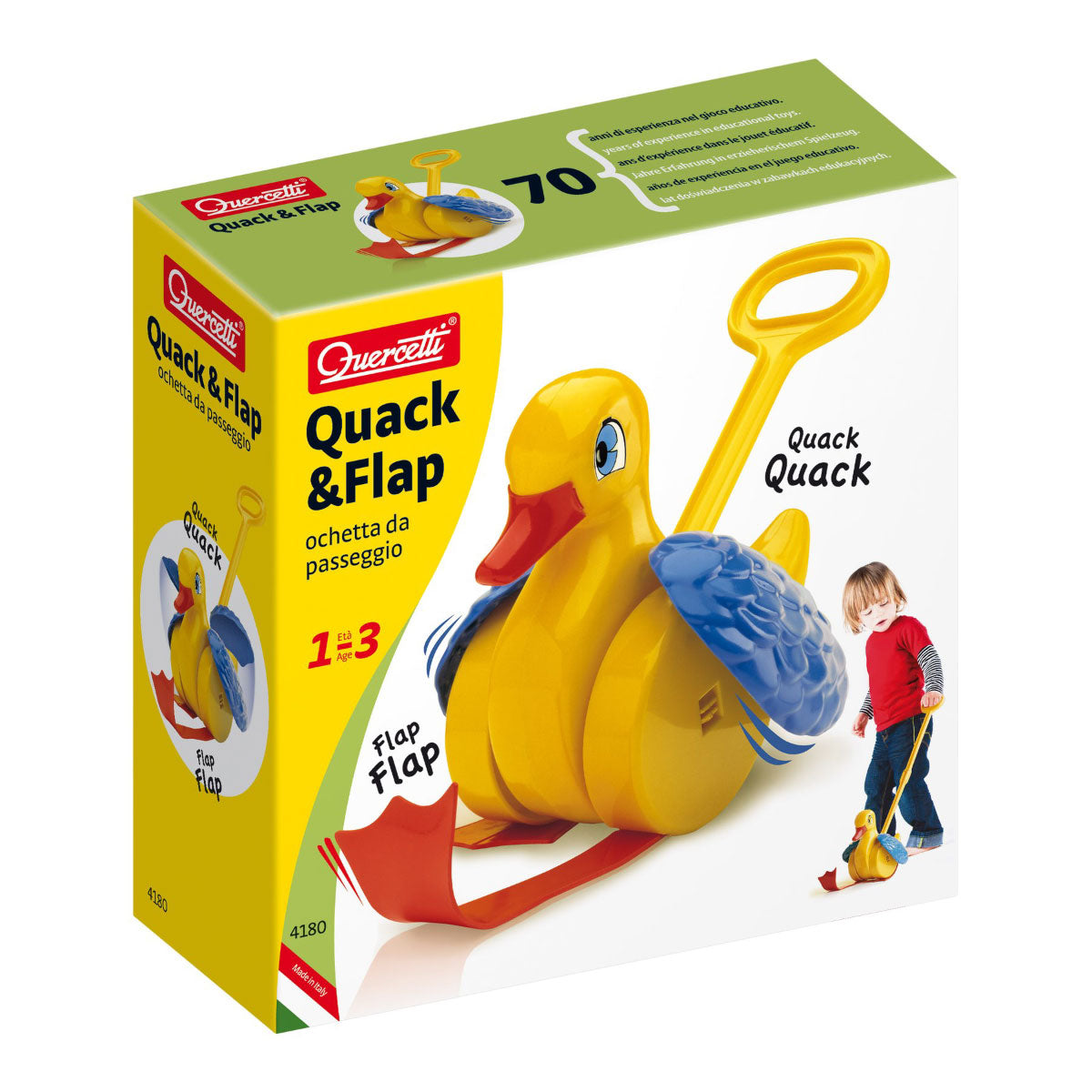 Quack & Flap Walking Toy from Quercetti