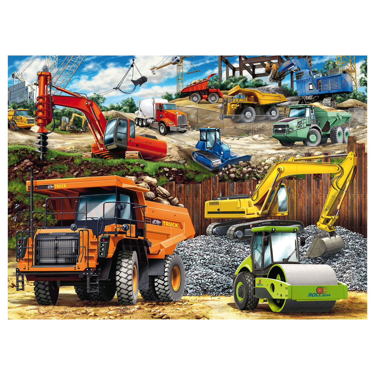 Construction Vehicle 100 pc XXL Jigsaw Puzzle from Ravensburger