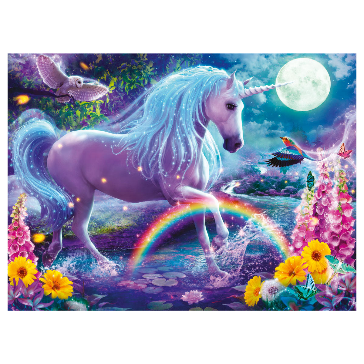 Glitter Unicorn 100 pc XXL Jigsaw Puzzle from Ravensburger
