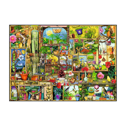The Gardener’s Cupboard - Curious Cupboards - 1000 pc Ravensburger Jigsaw Puzzle