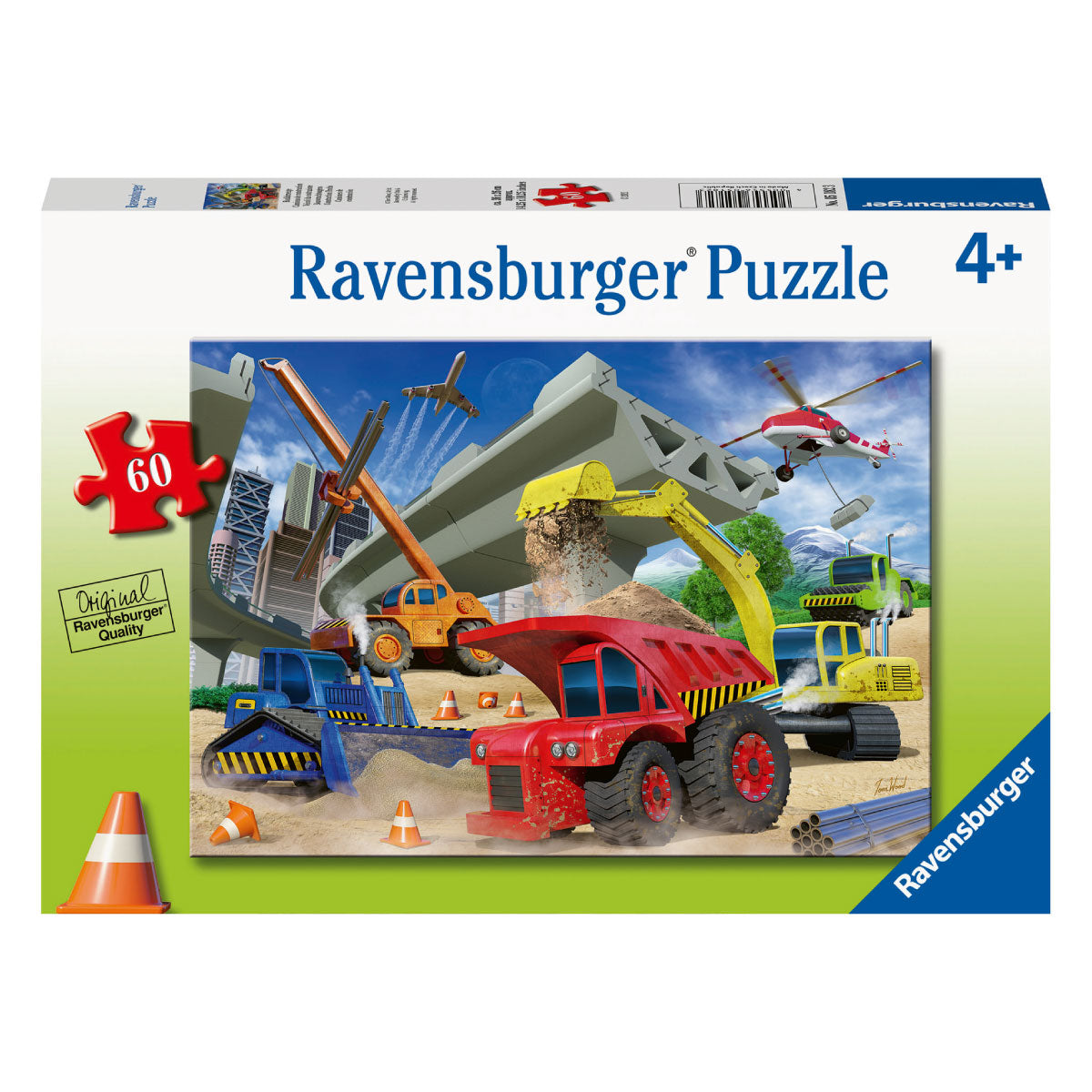 Construction Trucks 60pc Jigsaw Puzzle from Ravensburger