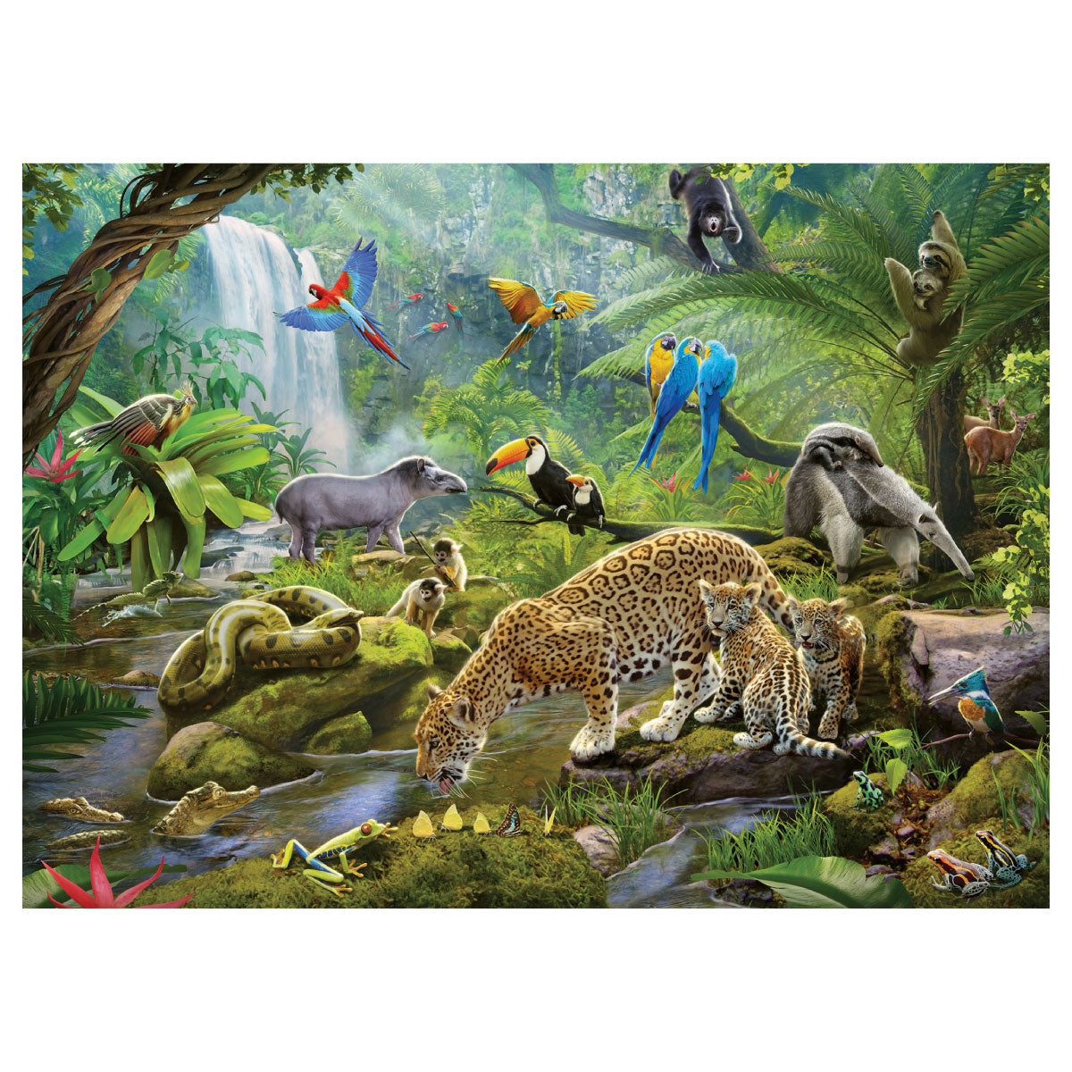 Rainforest Animals 60pc Jigsaw Puzzle from Ravensburger