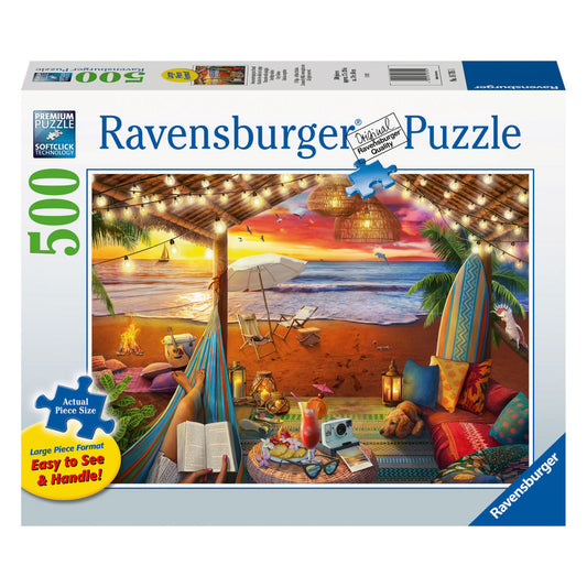 Cozy Cabana - 500 pc Larger Pieces Jigsaw