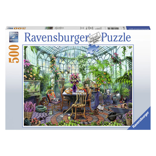 Greenhouse Morning - 500 pc Larger Pieces Jigsaw