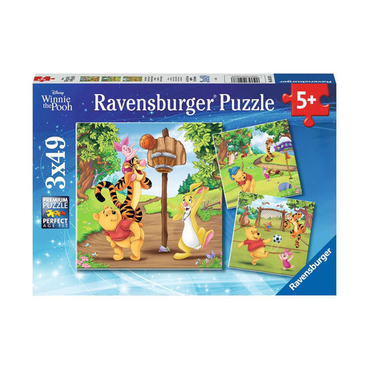 Ravensburger Disney’s Winnie the Pooh Sports Day Sports Day Winnie the Pooh 3 x 49pc Puzzles