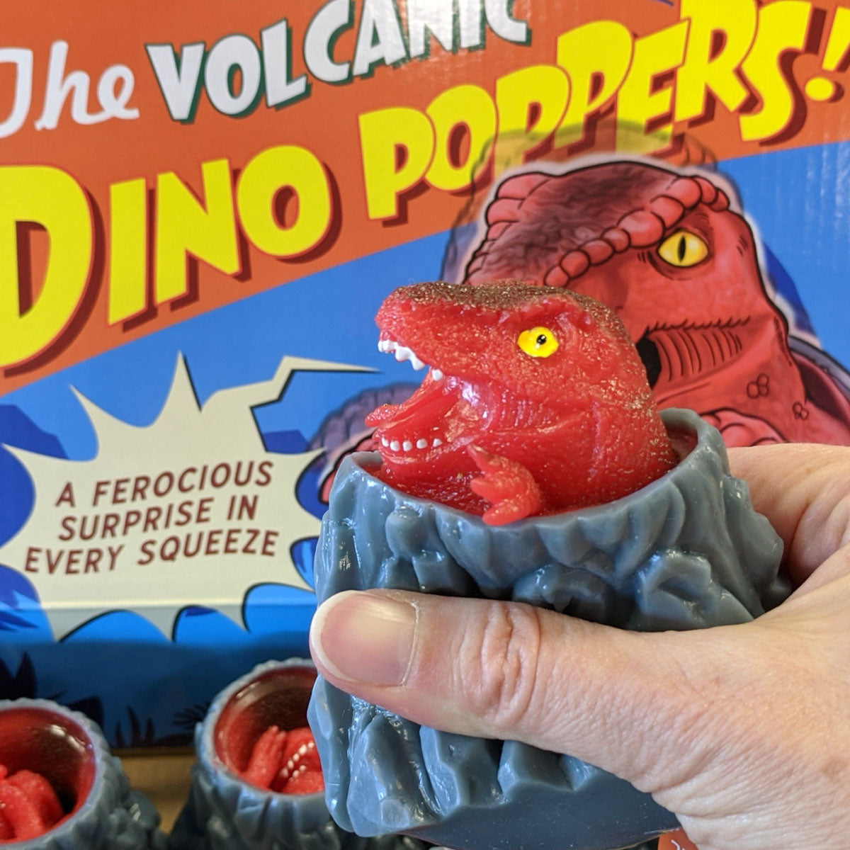Volcanic Dino Popper from Schylling