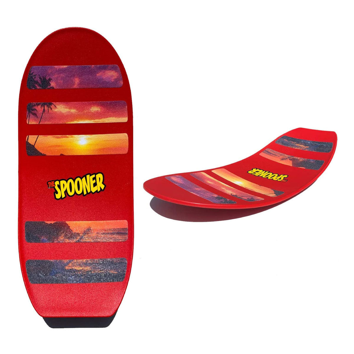 Pro Spooner Board - Red with Scene Grip Tape