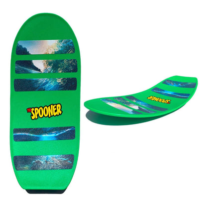 Pro Spooner Board - Green with Scene Grip Tape