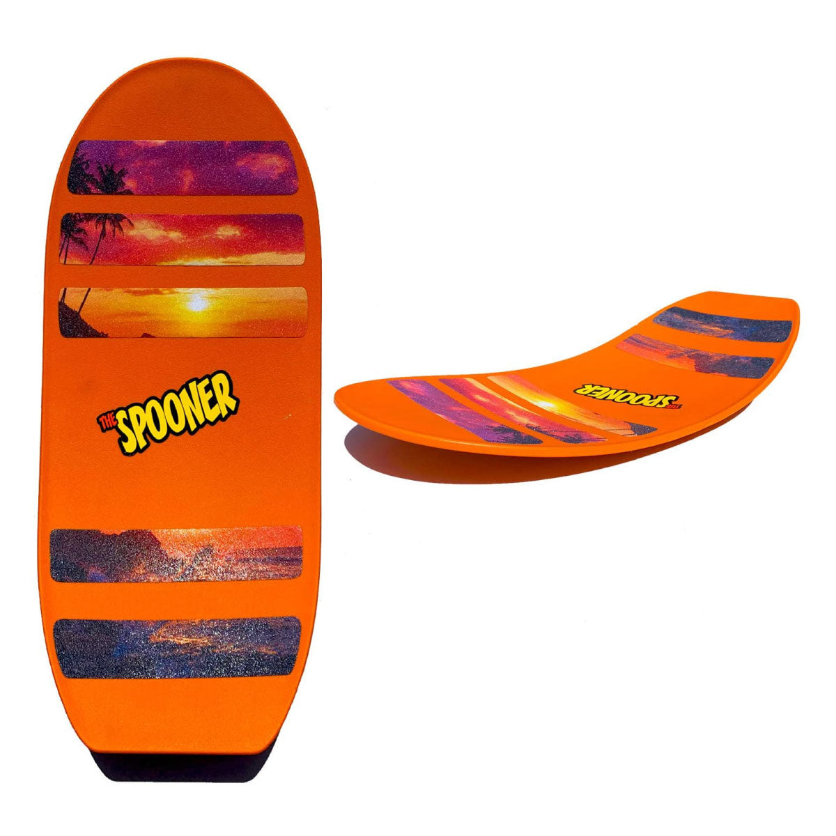 Pro Spooner Board - Orange with Scene Grip Tape