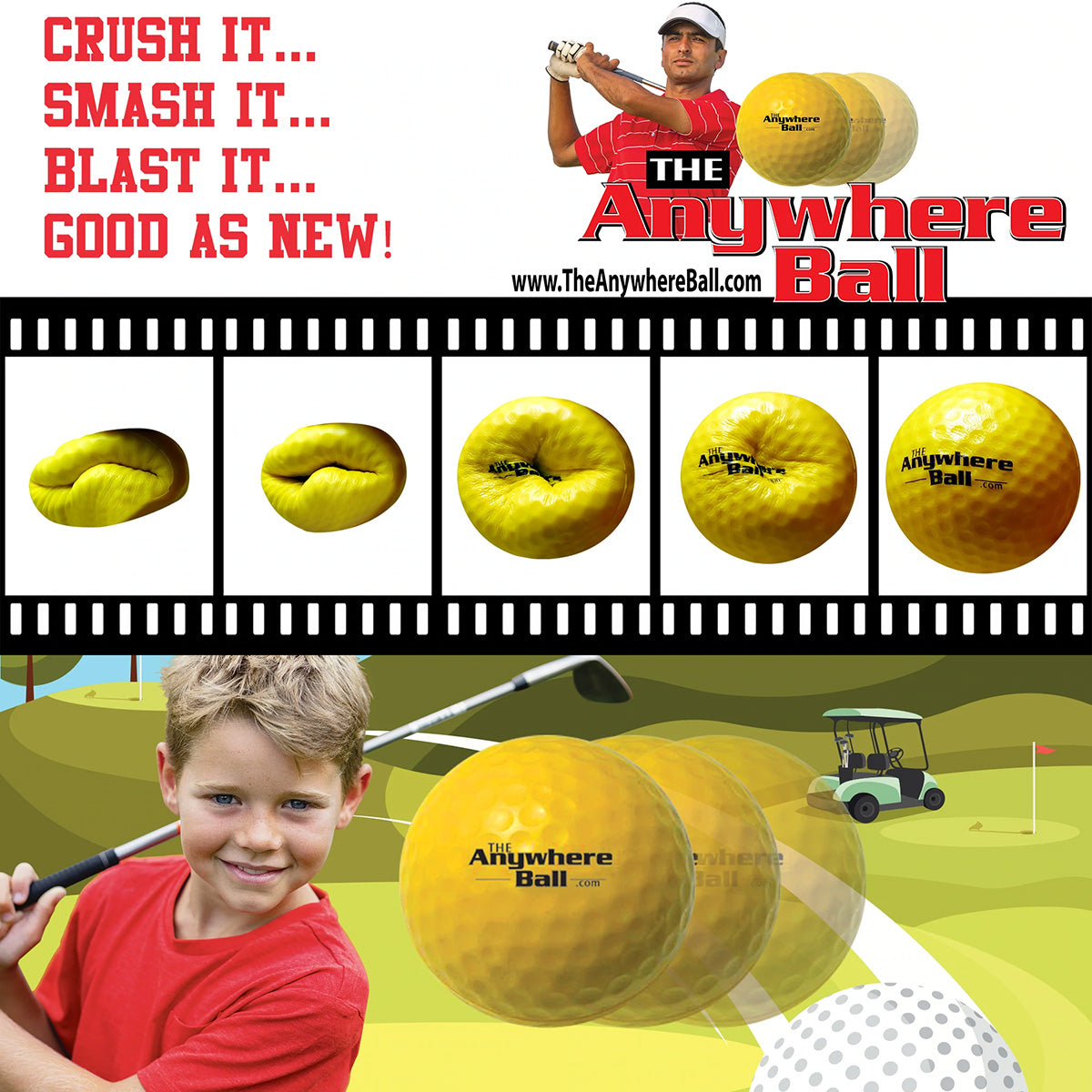The Anywhere Golf Ball Multi-Pack