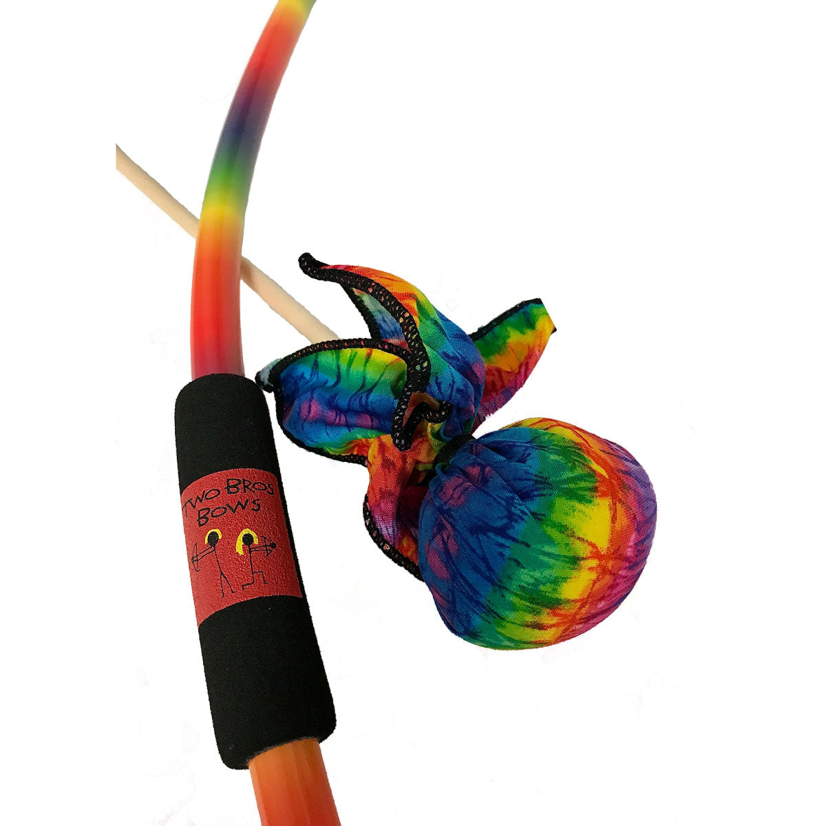 Rainbow Tie-Dye Two Bros Bows Bow & 2 Arrows Gift Set