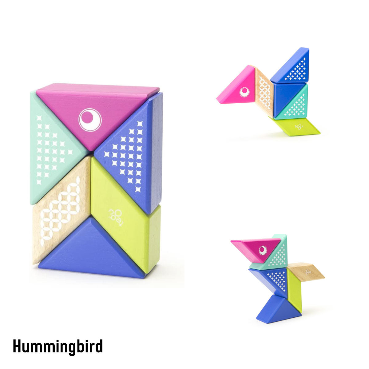 Hummingbird Tegu Travel Pals Themed 6 Piece Set