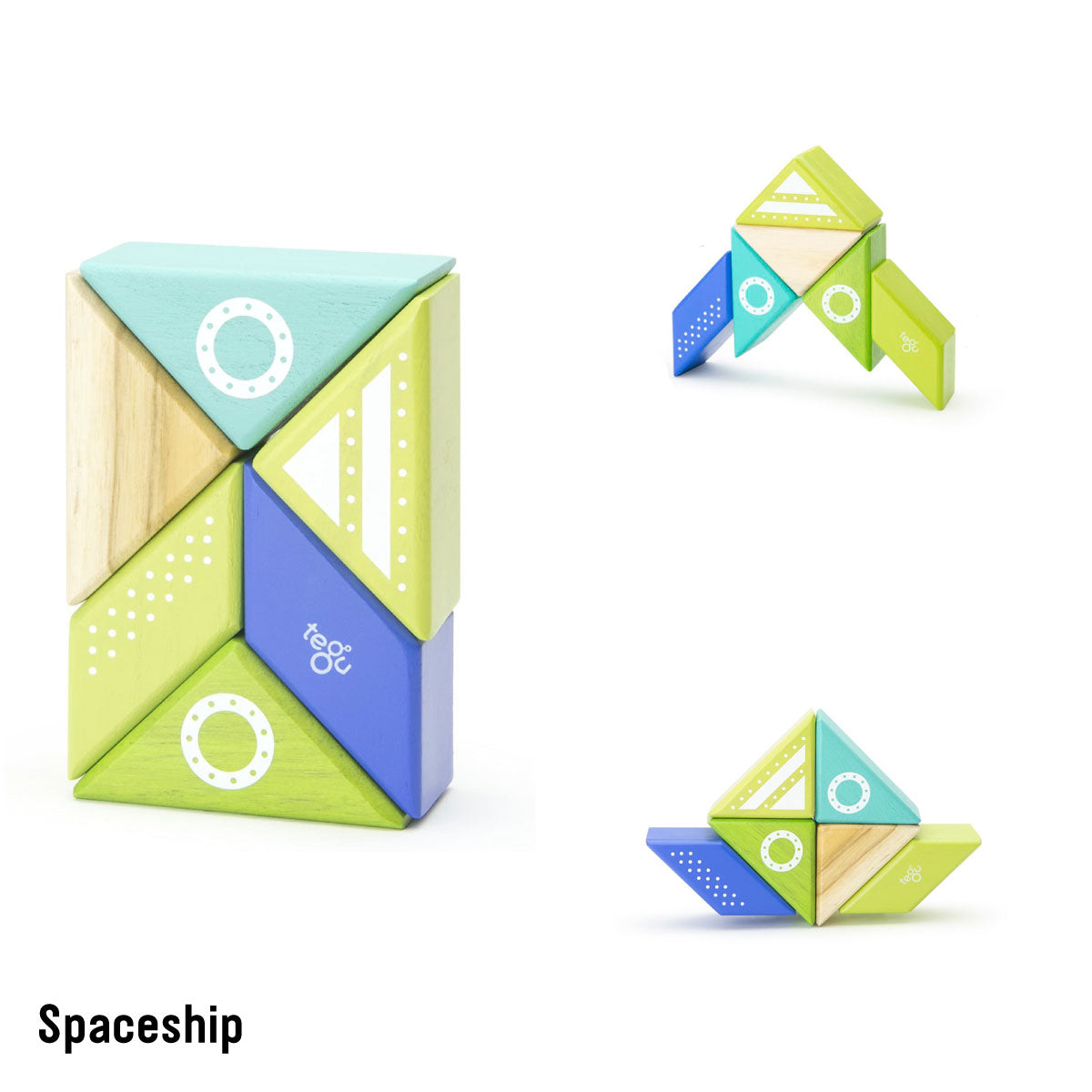 Spaceship Tegu Travel Pals Themed 6 Piece Set