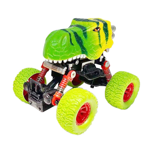 Crazy Truck Pull Back Dinosaur Jurassic Green