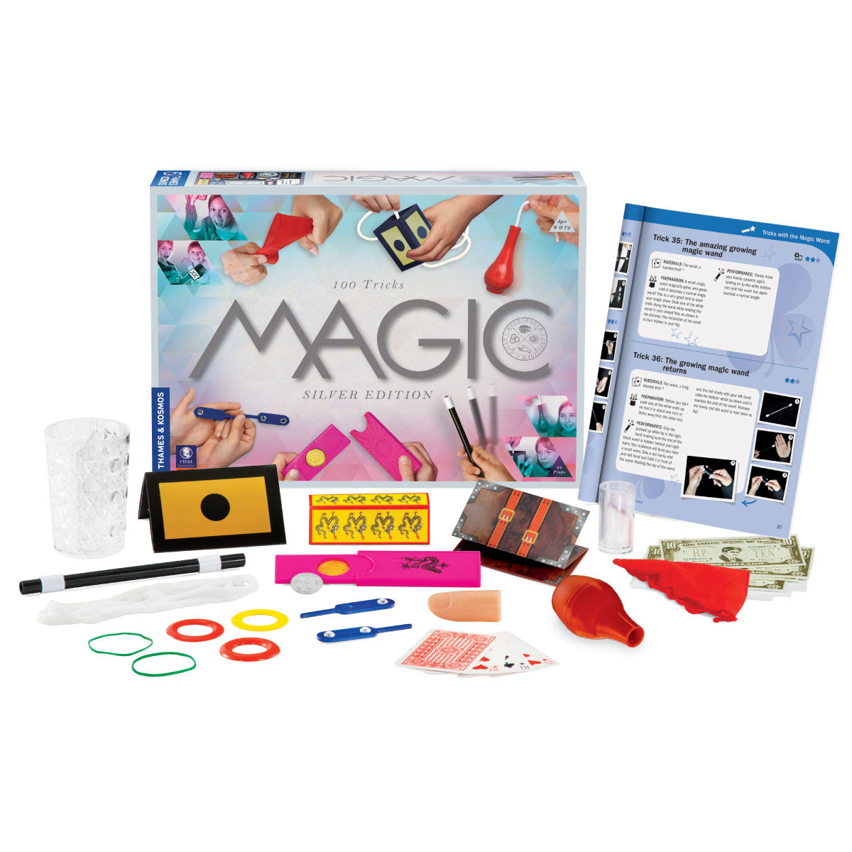 Magic: Silver Edition 100 Tricks Set from Thames & Kosmos