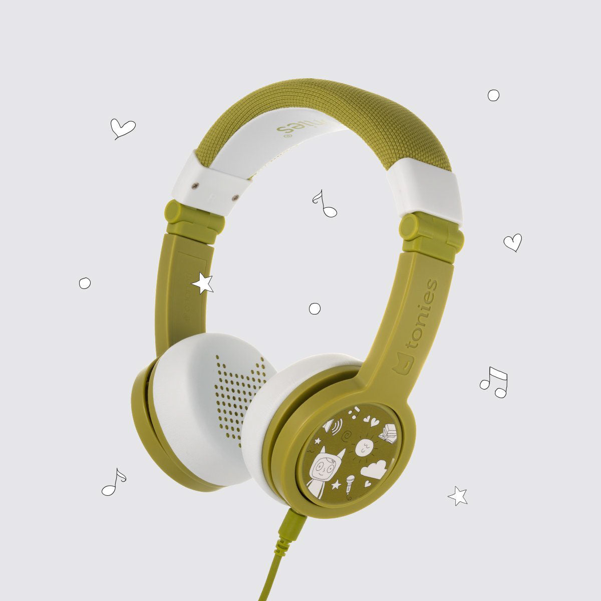Green Tonies Foldable Headphones