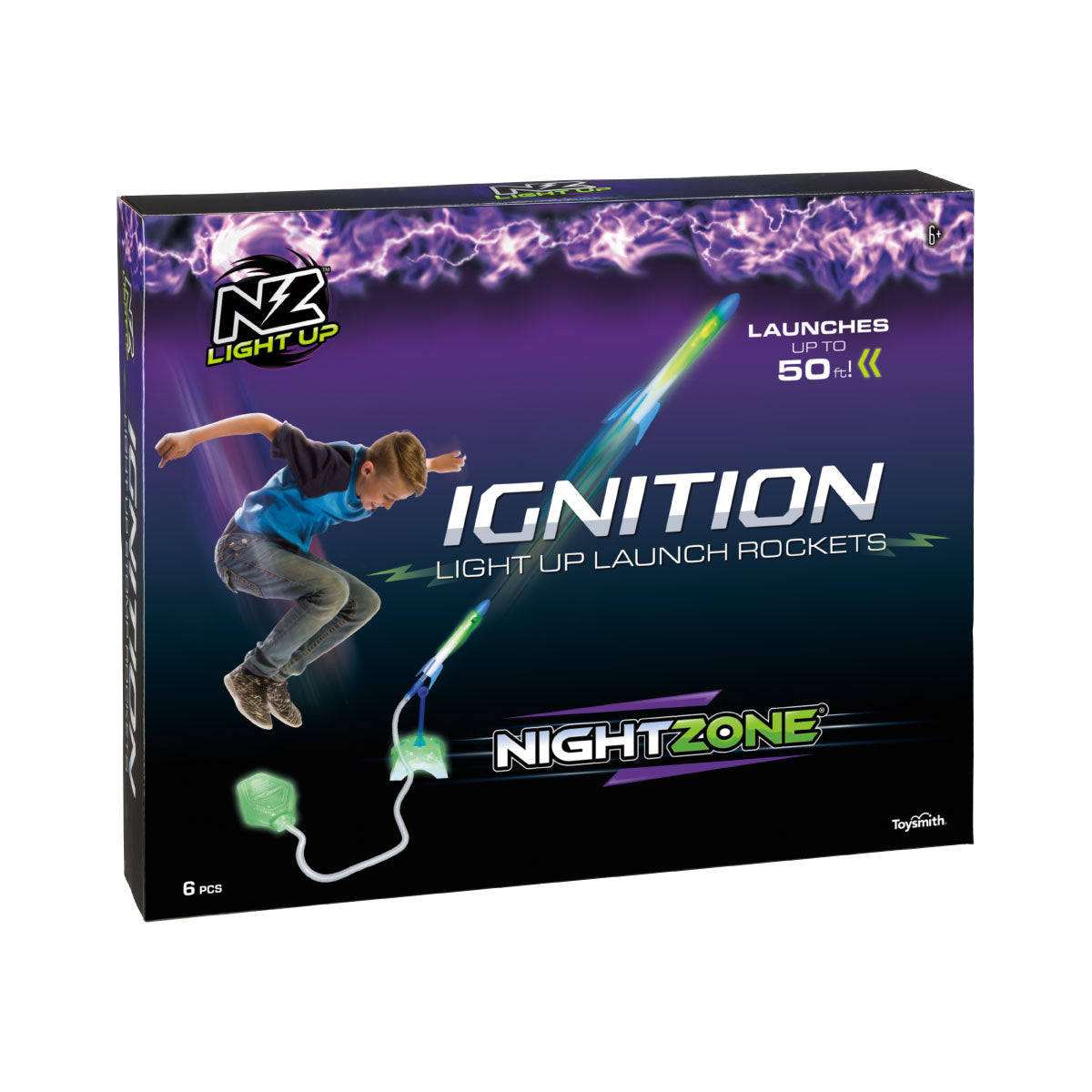 Nightzone Ignition Light Up Launch Rockets from Toysmith