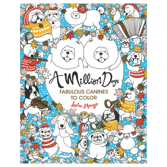 A Million Dogs Coloring Book by Lulu Mayo