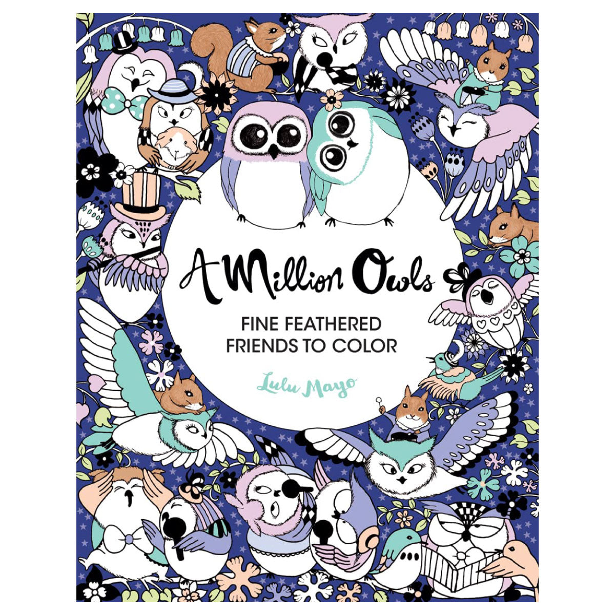 A Million Owls Coloring Book by Lulu Mayo