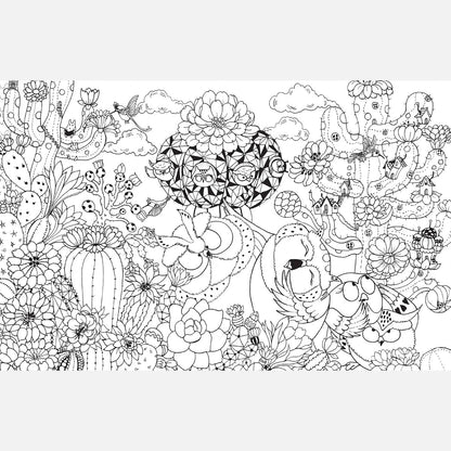 A Million Owls Coloring Book by Lulu Mayo