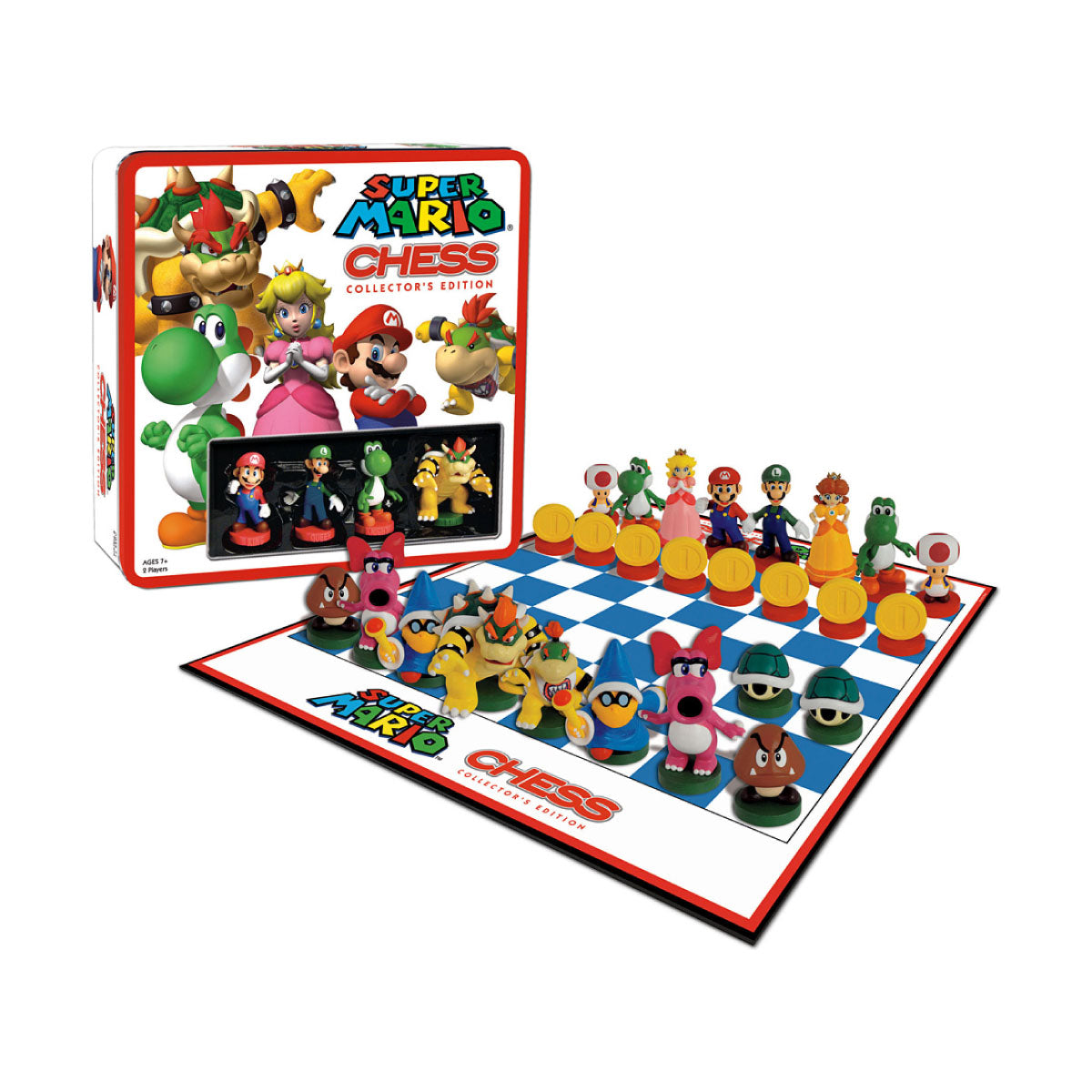 Super Mario Chess Collector’s Edition Tin from USAOpoly