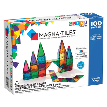 Magna-Tiles 100 Piece Clear Colors from Valtech